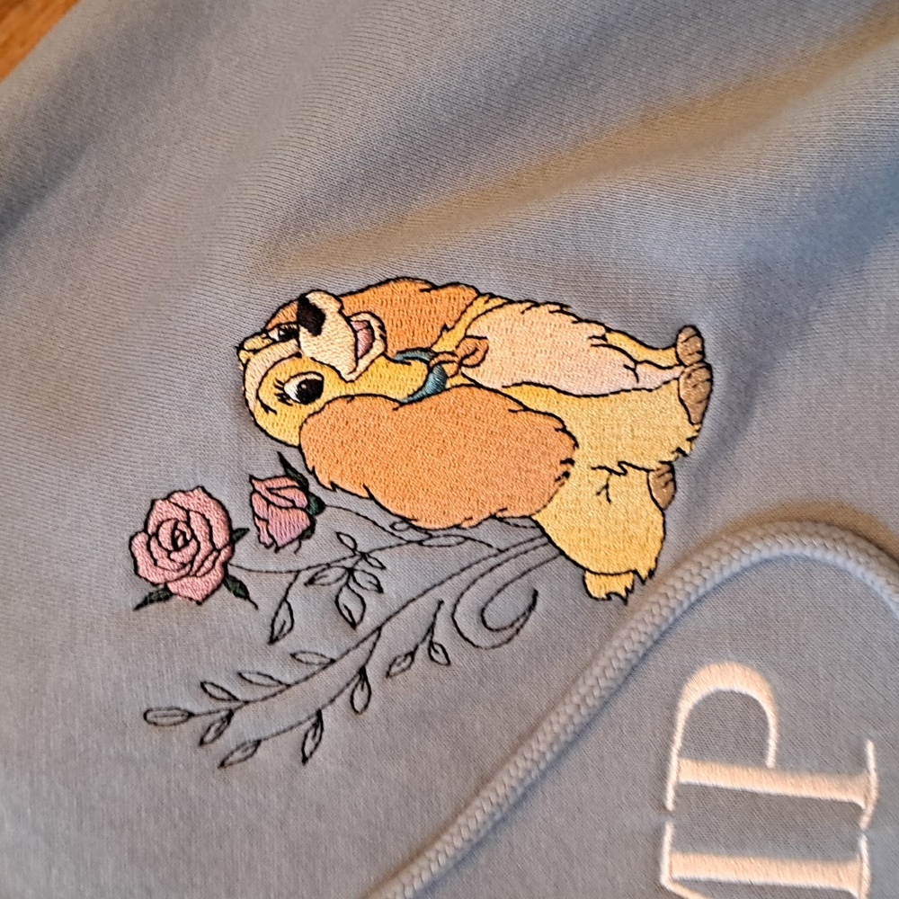 Disney Blue Lady and the Tramp Women's Hoodie - Picture 5 of 16